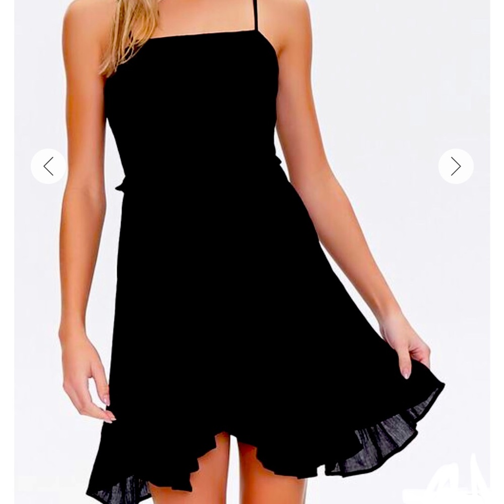 Ruffle Trim Dress